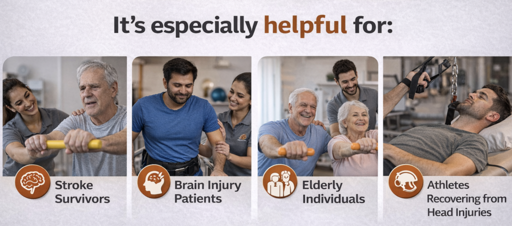 Physiotherapy for brain injury recovery